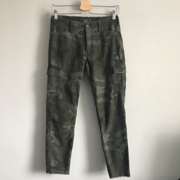 Abercrombie & Fitch Pants - Abercrombie Low Rise Military Boyfriend Pants A&F